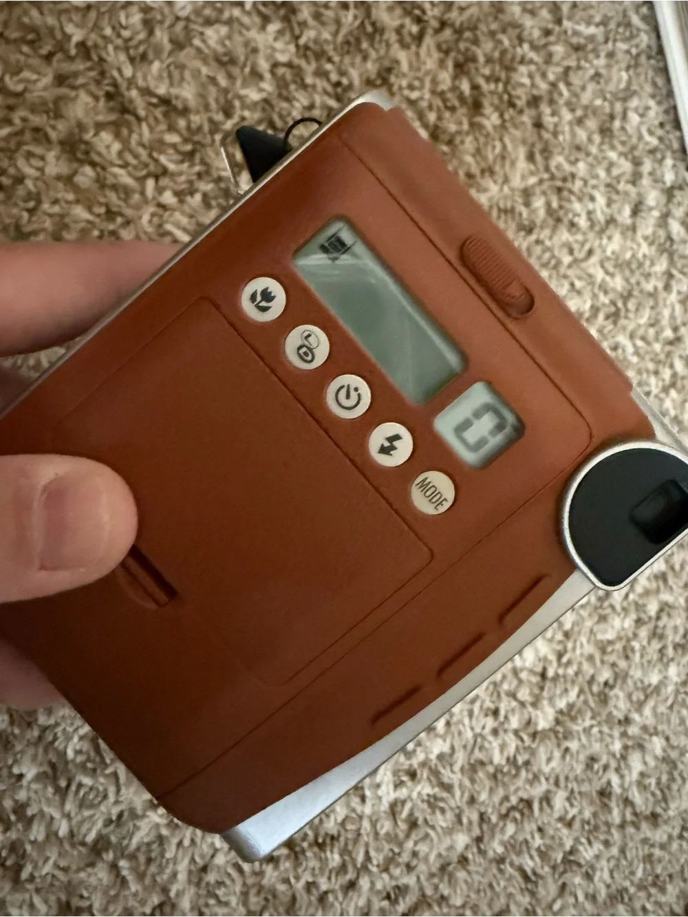 Fujifilm Instax Mini 90 Retro Brown and Silver Instant Polaroid Camera